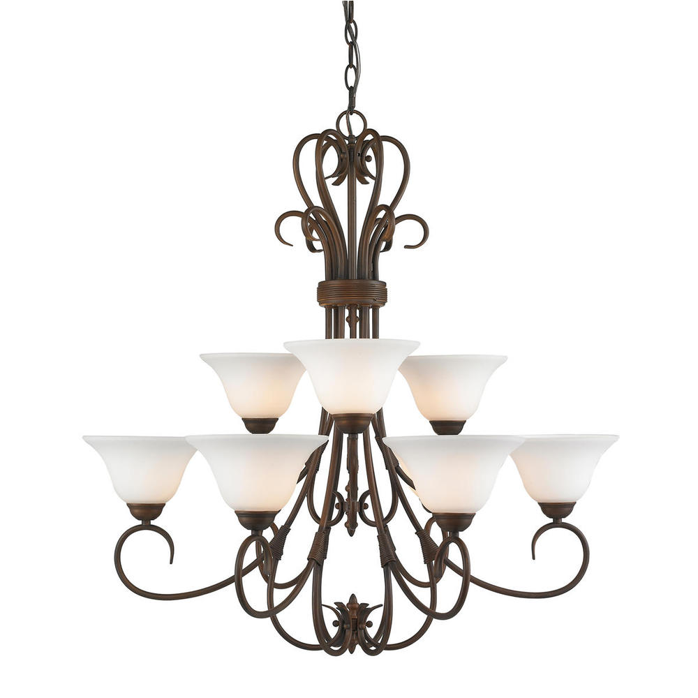 2 Tier - 9 Light Chandelier
